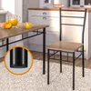 CASARIA® Esstisch mit 4 Stühlen Holz 5-tlg. Set Metall Produktbild-Vorschau 4