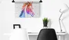 MuchoWow® Wandteppich Wandbehang Pferd - Rosa - Lila - Produktbild-Vorschau 4