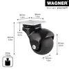 WAGNER Design Kugelrolle / Soft-Lenkrolle KUGEL - Produktbild-Vorschau 2