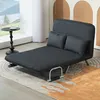 HOMCOM 2-Sitzer Sofa mit Schlaffunktion Schlafsofa mit Produktbild-Vorschau 2