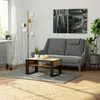 Akord Konferenční stolek Domi dub/černý 92x53x45 cm Náhled obrázku produktu 3