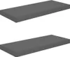 Two dark gray shelves are shown against a white background. Produktbild-Vorschau