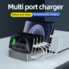 Inteligentní nabíjecí stanice 72 W se 6 přípojkami, USB Náhled obrázku produktu 2