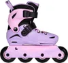 A side view of a single lavender and pink Powerslide Jet Kinder-Inlineskates. Produktbild-Vorschau