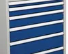 Schubladenschrank H1019xB1005xT736mm grau/blau 6 Schubl. Produktbild-Vorschau 10