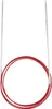 Aiguille circulaire fixe ChiaoGoo RED Lace, 100 cm – Acier Voir les images du produit 5