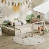 Bodenbett aus Metall Vitalispa Minno Greige 90x200 mit Produktbild-Vorschau 3