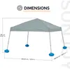 Sunjoy Stoff schwimmender Poolpavillon GRAN - 300cm x Produktbild-Vorschau 3