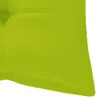 vidaXL Banc de jardin pliable avec support 118 cm bambou Voir les images du produit 9