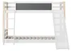Etagenbett 90x200 cm Kinderbett aus Holz & PB mit Rutsche Produktbild-Vorschau 20