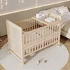 Merax Gitterbett 60 x 120 cm, 3-in-1 Babybett mit Produktbild-Vorschau 3