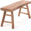 HOLZBANK "MALU 93" | Teakholz, 93x44 cm | Natur Sitzbank Produktbild-Vorschau 1