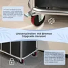 Chariot de blanchisserie en acier inoxydable, chariot de Voir les images du produit 6