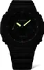 A black Casio G-Shock watch with luminous hands and markers. Produktbild-Vorschau