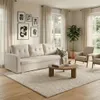 KomfortWelt24 3-Sitzer-Sofa mit Schlaffunktion und Produktbild-Vorschau 3