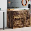vidaXL Armadio per garage in legno massiccio di pino, Anteprima dell’immagine prodotto 2