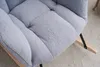 Grau Teddy Plüsch Lounge-Sessel Babyschaukelstuhl Ruhestuhl Produktbild-Vorschau 7