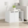 vidaXL Cestino per rifiuti grigio cemento 60x40x40 cm Anteprima dell’immagine prodotto 9