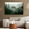 MuchoWow® - Leinwandbilder - Wald - Nebel - Bäume - Natur, Produktbild-Vorschau 5