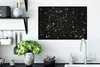 MuchoWow® MuchoWow® Gerahmtes Poster Goldene Flocken auf Produktbild-Vorschau 3