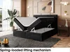 MEBLINI Boxspringbett mit Bettkasten - Gepolstert Produktbild-Vorschau 4
