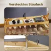COSTWAY Ławka na buty z siedziskiem, ławka bambusowa, ławka Podgląd zdjęcia produktu 7