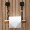 DEKAZIA® Toilettenpapierhalter Holz | Klopapierhalter ohne Produktbild-Vorschau 1