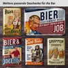 LANOLU Retro Blechschild BIER lustiges Sprüche Produktbild-Vorschau 6