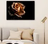 MuchoWow® - Leinwandbilder - Rose - Gold - Blumen - Produktbild-Vorschau 6