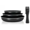 Pfannen Set 4 tlg | 20+24+28 cm | Bratpfannenset mit Produktbild-Vorschau 2