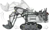 Lego Technic 42100 Liebherr R 9800 Rýpadlo Náhľad obrázku produktu 24