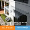 Vordach für Haustür Überdachung Haustürvordach Bogenvordach Produktbild-Vorschau 4