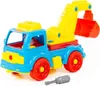 Polesie 73044 Blocks-Transport "Baggerwagen" im Gittermix Produktbild-Vorschau 1
