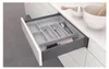 Range-couverts pour tiroir de 60 cm Plastique gris argenté Voir les images du produit 3