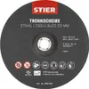 STIER Trennscheiben Stahl, Maße: 230 x 1,9 x 22,23; Form Produktbild-Vorschau 1