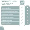 Best For Home | Würfel Pouf Hocker | Dunkles Blaugrün Poof Produktbild-Vorschau 7