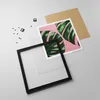 Gerahmtes Poster - Schwarzer Rahmen - Monstera Blatt Rosa - Produktbild-Vorschau 4