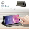 Galaxy S10 Brieftasche Hülle, Retro Kunstledertasche Stand Produktbild-Vorschau 3