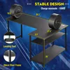 GTPLAYER Eckschreibtisch Schreibtisch Gaming Tisch, 100cm Produktbild-Vorschau 8