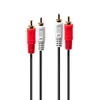 LINDY Audiokabel 1m 2xRCA 2xRCA (Chinch) m/m vergoldet Produktbild-Vorschau 1