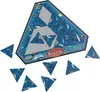 A triangular puzzle board with several loose triangular puzzle pieces scattered around it, all featuring an underwater scene with dolphins and other sea creatures. Produktbild-Vorschau