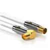 deleyCON 1,5m TV Antennenkabel Koaxialkabel - 1x TV-Stecker Produktbild-Vorschau 2