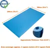 HD Fitness EVA Unterlegmatte 200x100cm, Stärke 0.7cm - Blau Produktbild-Vorschau 3