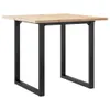 vidaXL Table de salle à manger O-cadres 80x80x75,5 cm pin Voir les images du produit 1