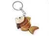 Schlüsselanhänger aus Holz - Goldfisch Produktbild-Vorschau 2