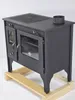 Kaminofen mit Backfach und Herdplatte Eco Retro Holzofen 7  Produktbild-Vorschau 7