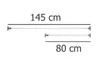 Teleskopická tyč HERKULES, 80 - 145 cm, WENKO Náhled obrázku produktu 16
