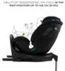 KINDERKRAFT Seggiolino auto Xrider 2 i-size 40-150 cm Nero Anteprima dell’immagine prodotto 3
