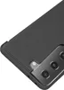 A close-up view of the back of a black smartphone case, showing the camera module. Produktbild-Vorschau
