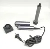 A collection of hair dryer attachments and a power cord are laid out on a white background. Podgląd zdjęcia produktu